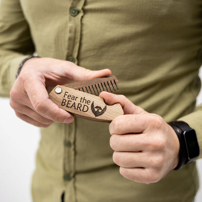 Wooden Beard Comb – Fear the Beard