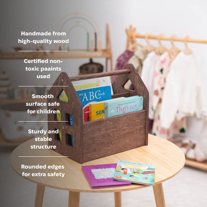 Color Montessori Book Shelves