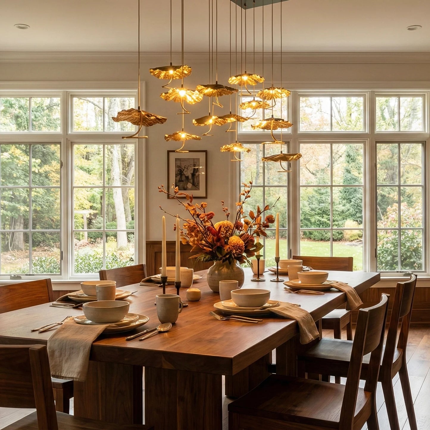 Brass Aviary Constellation Chandelier