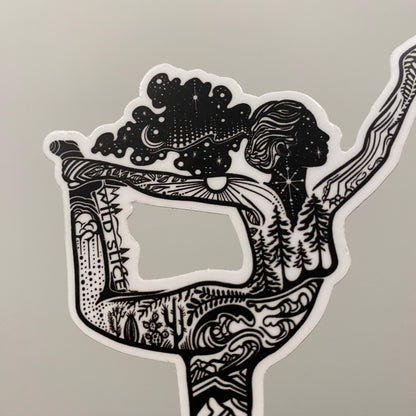 Yoga Girl stickers