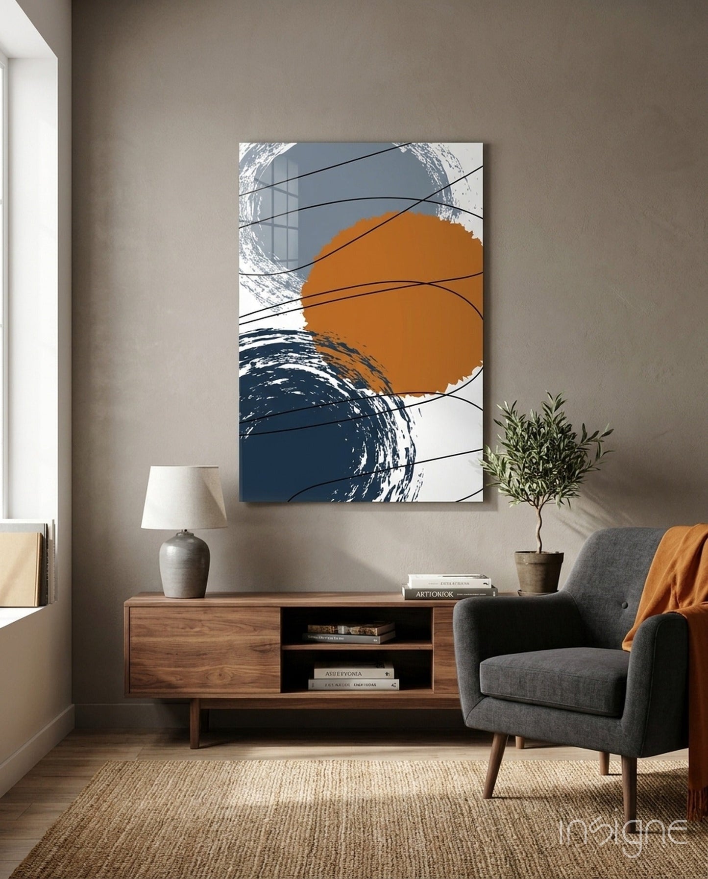 Chaotic Glass Wall Art