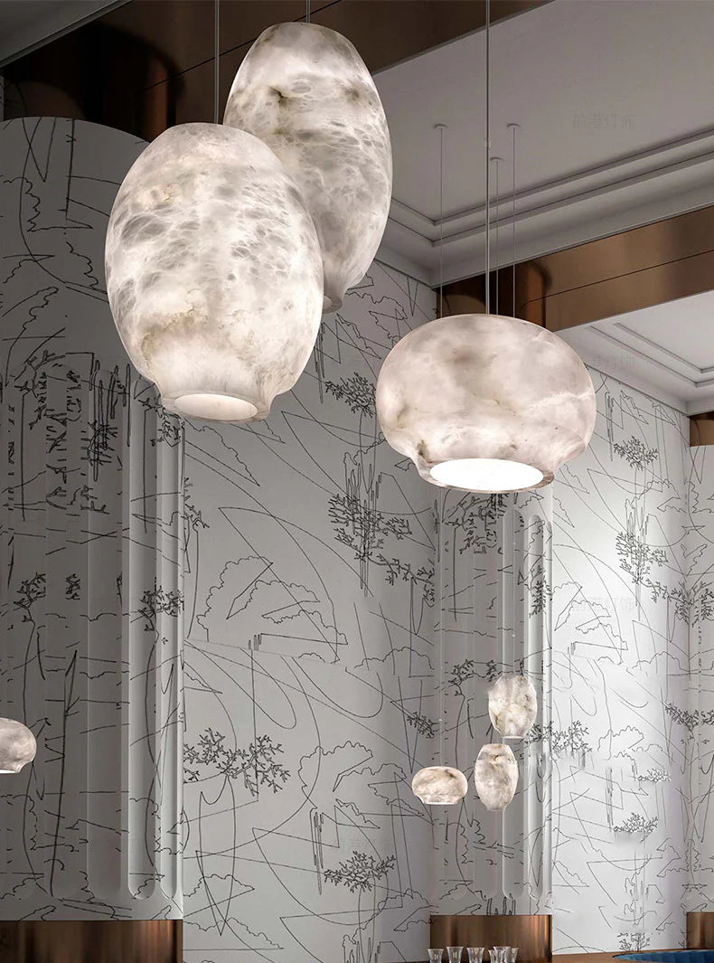 Camille Alabaster Chandelier