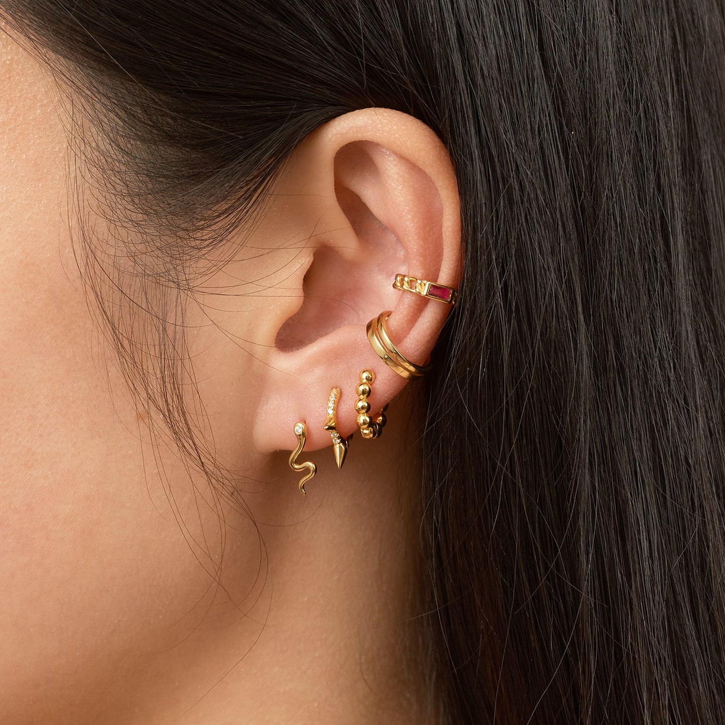 Snake Stud Earrings