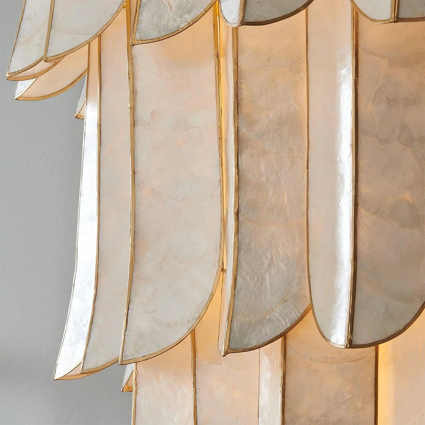 Cartagena Vintage Gold Leaf Chandelier