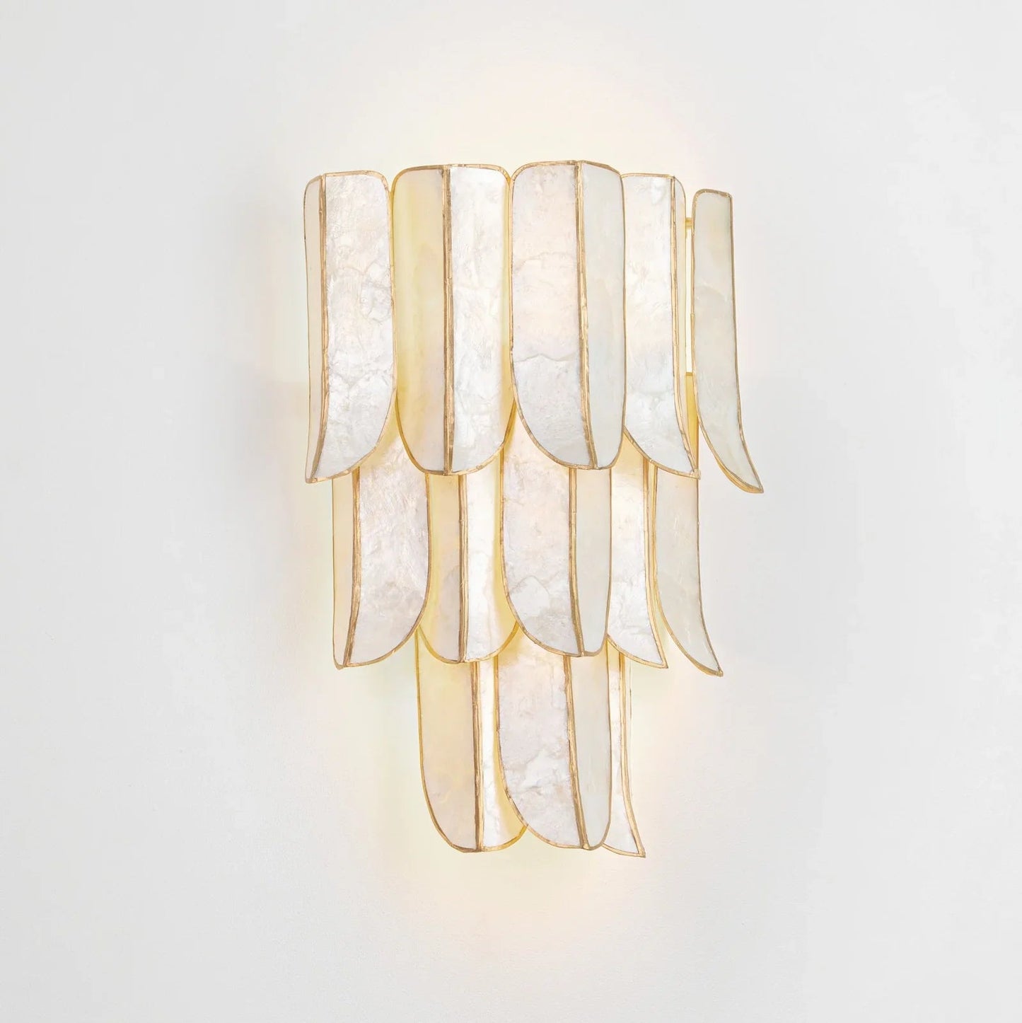 Cartagena Vintage Gold Leaf Wall Lamp