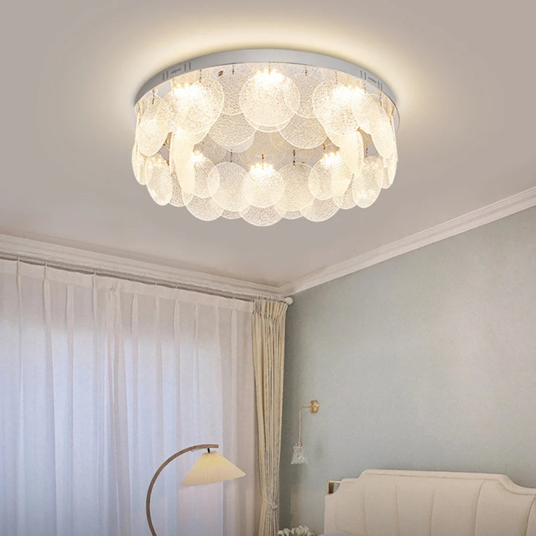 Casper Disc Glass Ceiling Lamp