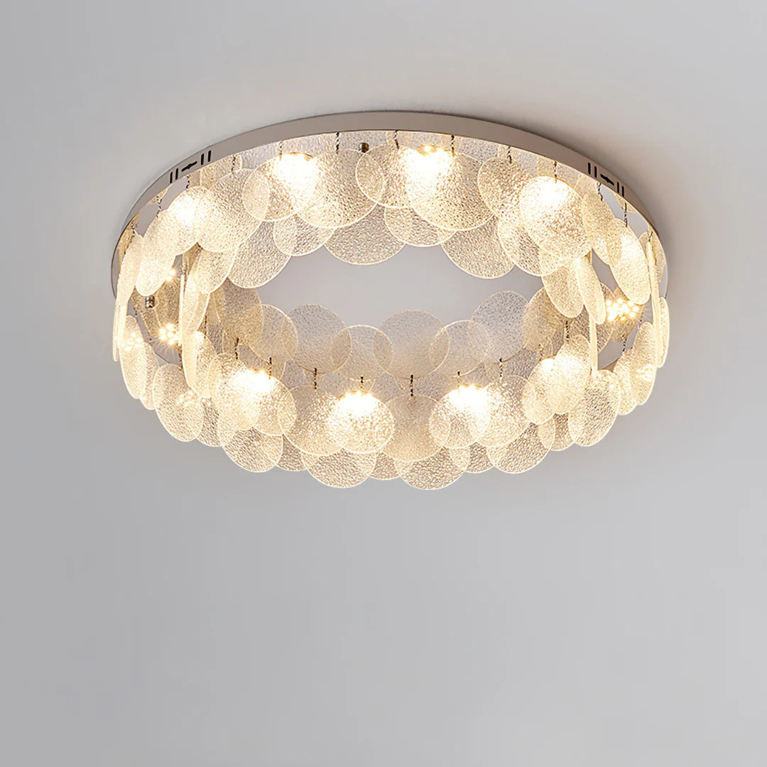 Casper Disc Glass Ceiling Lamp