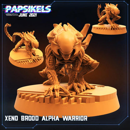 Copy of 3D Printed Papsikels Xeno Brood Set Aliens vs Humans Part 2 28mm 32mm