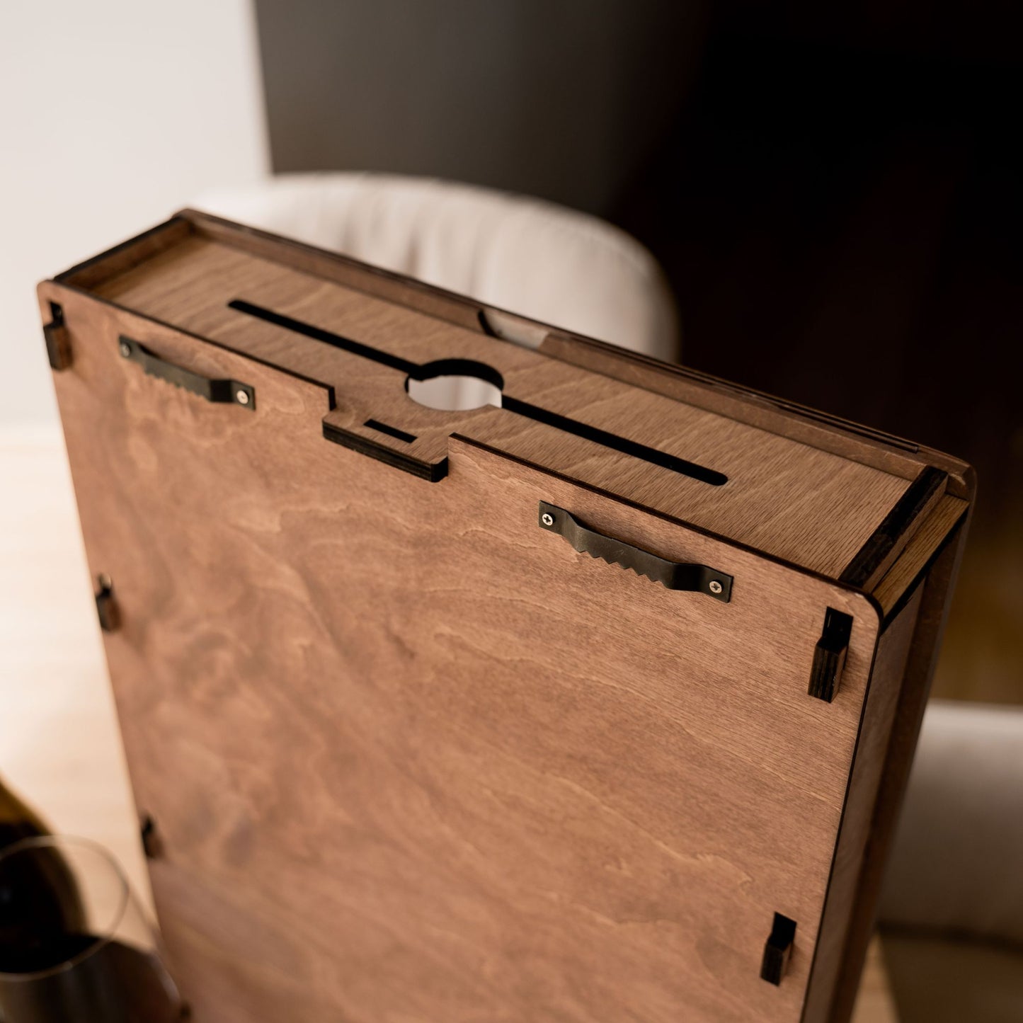 Wine Cork Box – But First, Wine
