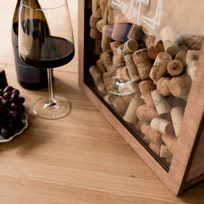 Wine Cork Box – Wine Because No Great Story Started with a Salad