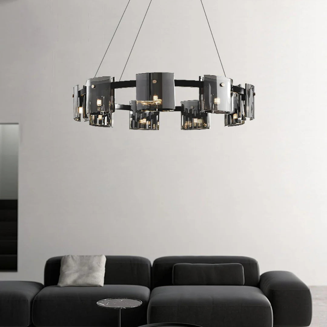 Circular Corlota Glass Chandelier