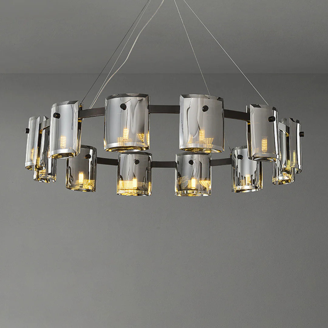 Circular Corlota Glass Chandelier