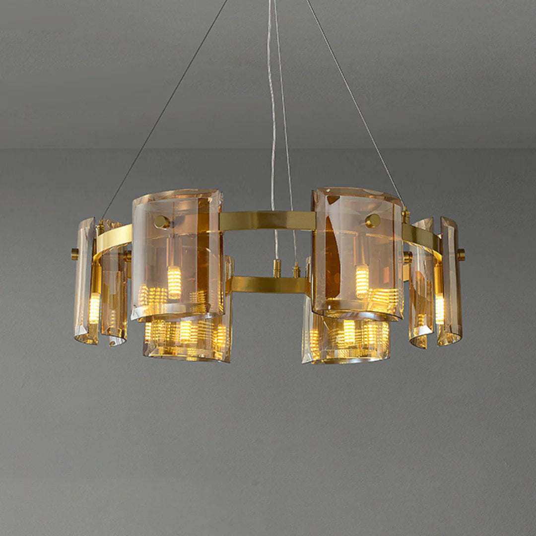 Circular Corlota Glass Chandelier