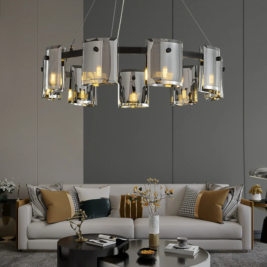 Circular Corlota Glass Chandelier
