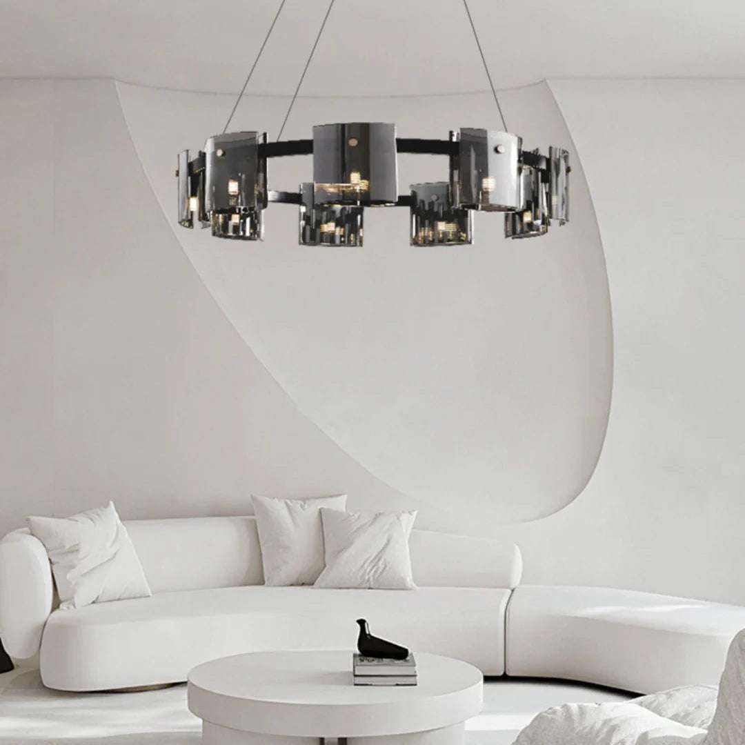 Circular Corlota Glass Chandelier