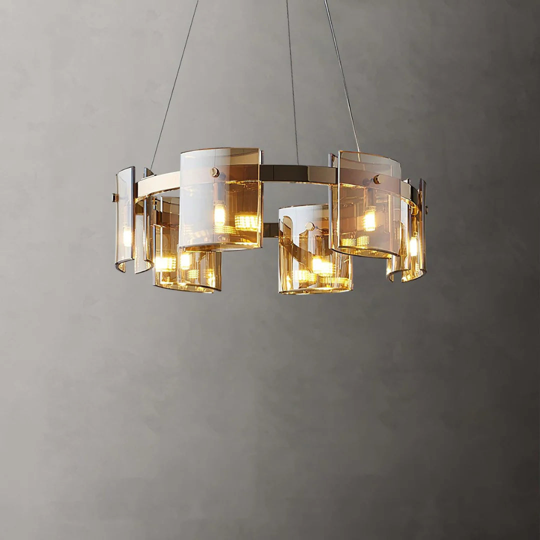 Circular Corlota Glass Chandelier