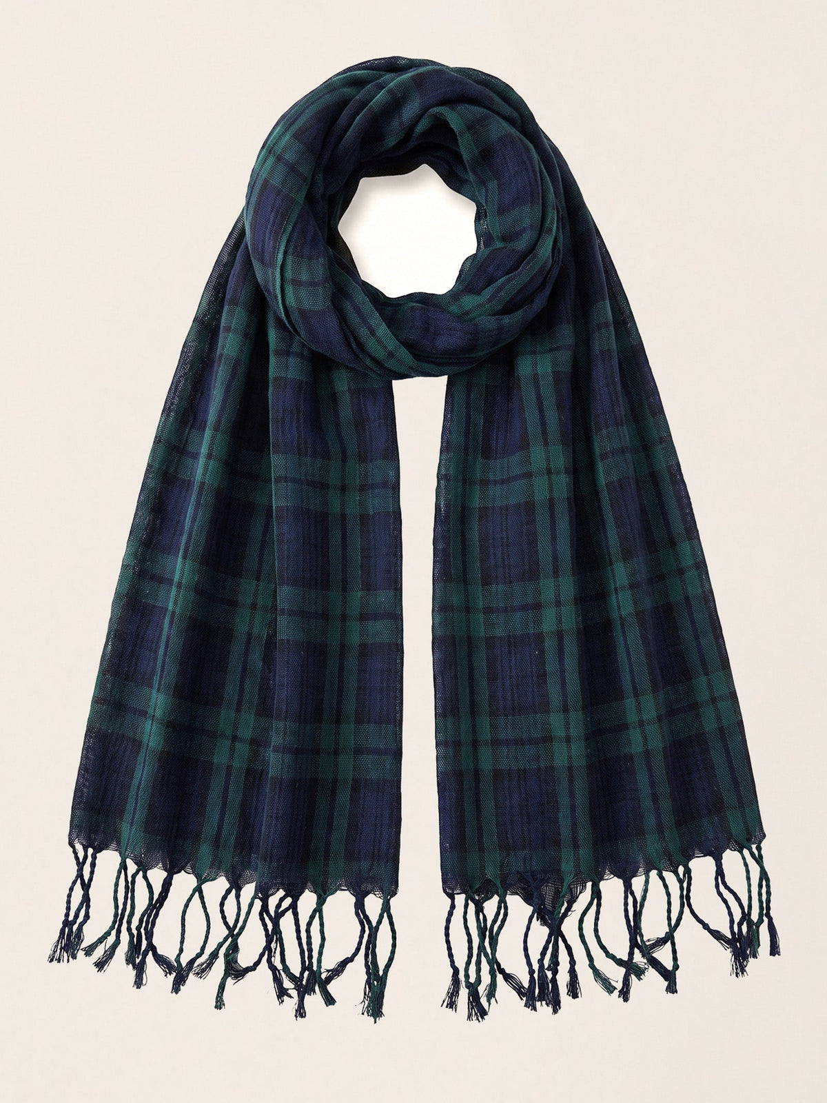 Cotton Linen Lightweight Soft Scarf