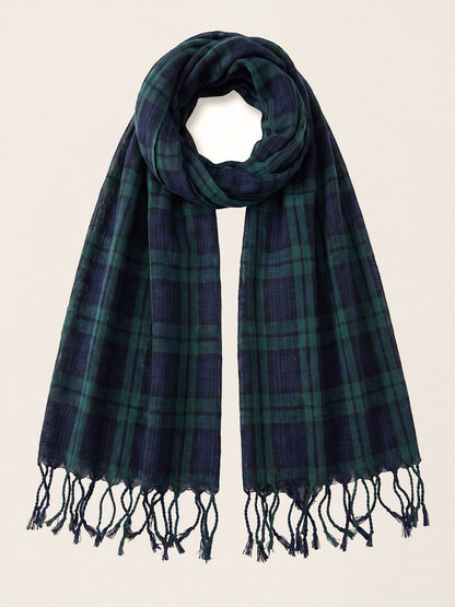 Cotton Linen Lightweight Soft Scarf