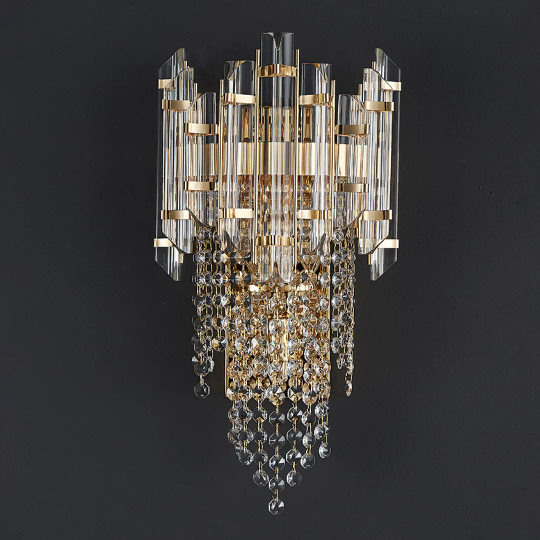 Crystal Tiered Luxury Wall Lamp