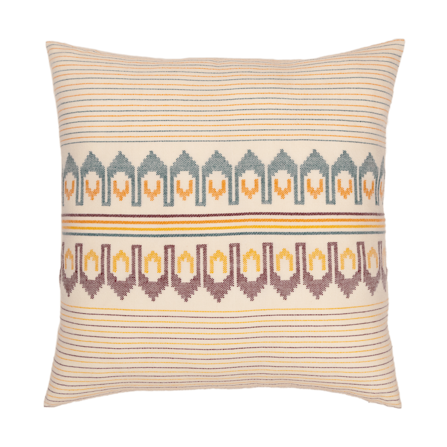 Handwoven Merino Wool Pillow Cover 20" x 20"