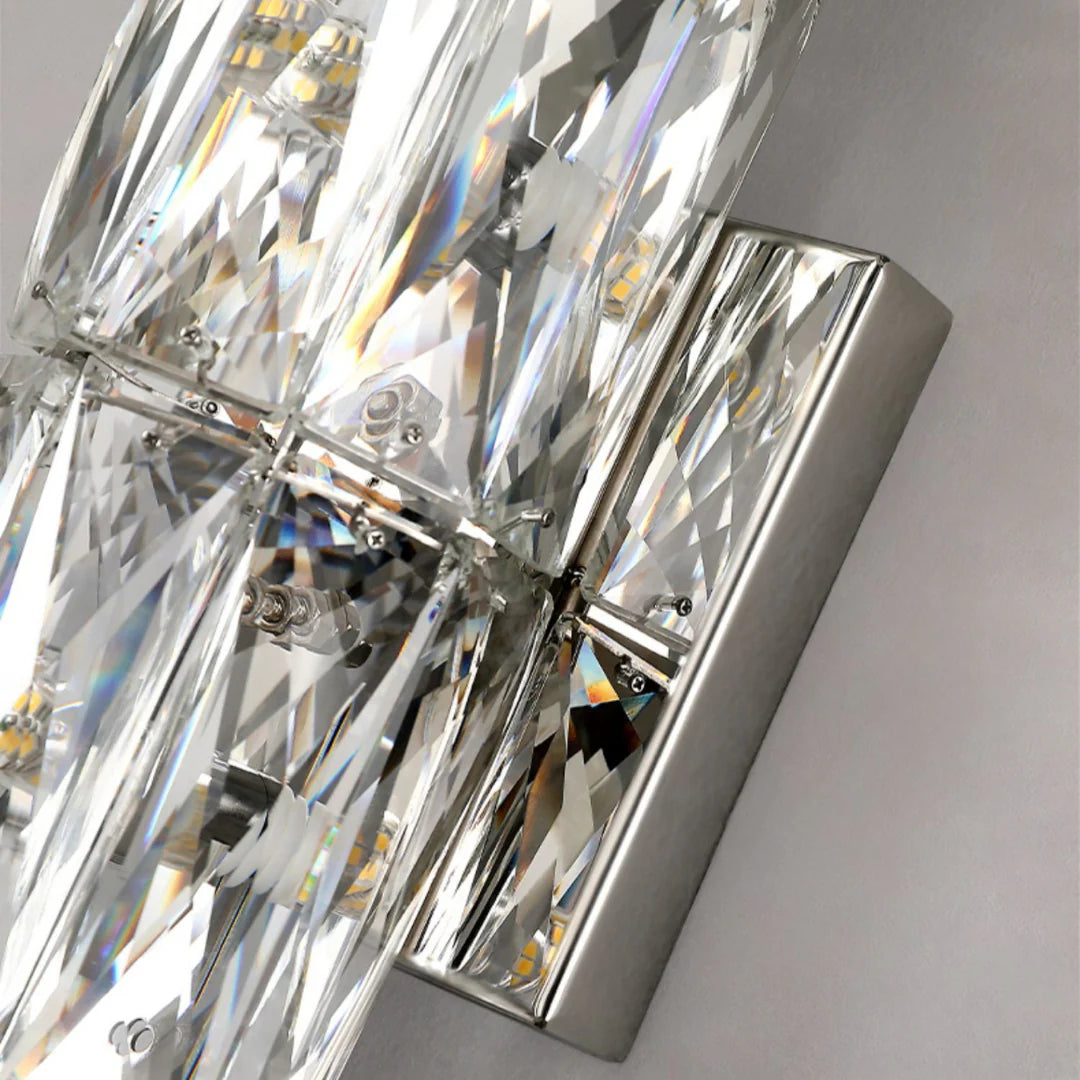 Cylindrical Crystal Wall Lamp
