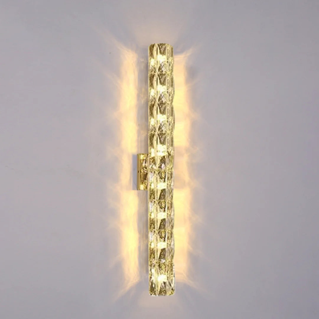 Cylindrical Crystal Wall Lamp