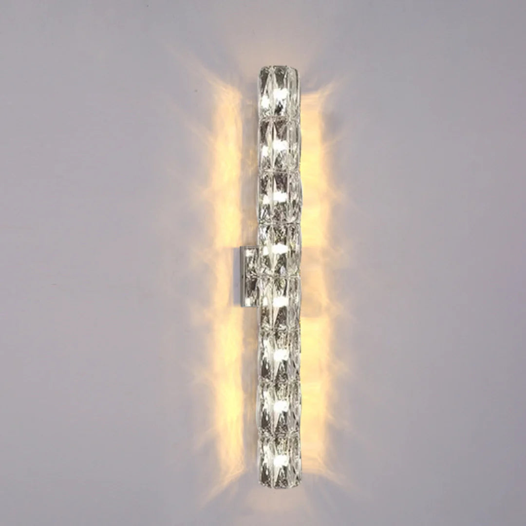Cylindrical Crystal Wall Lamp