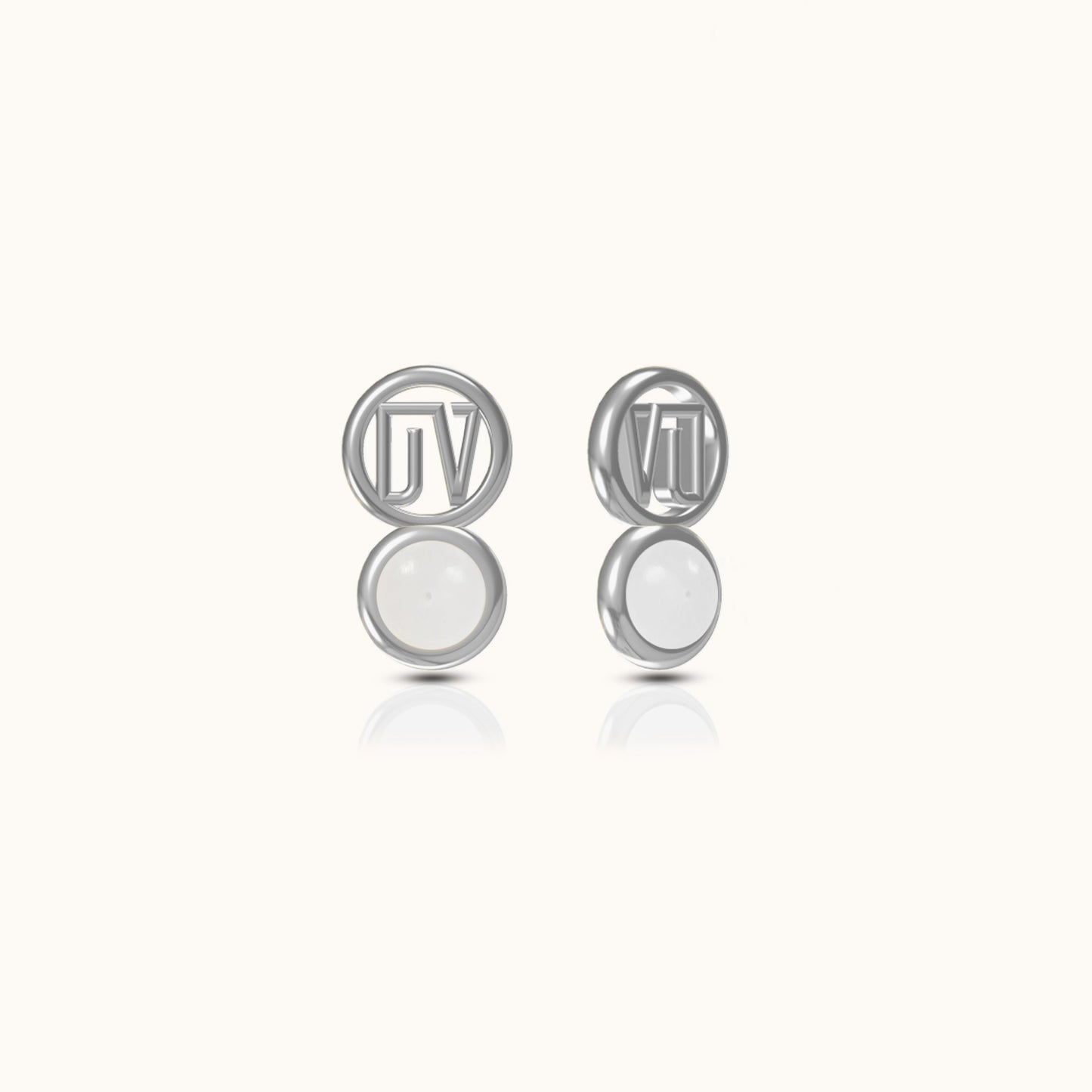 DOVIANA Extra Secure DV Logo Earring Lifter Backs for Heavy or Droopy Earrings with Comfortable Silicone Posts