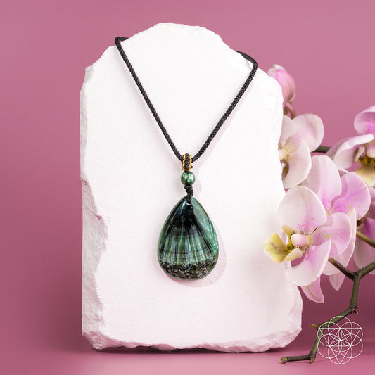 By My Side - Rare Seraphinite Pendant