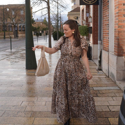 Oat Crochet Handbag
