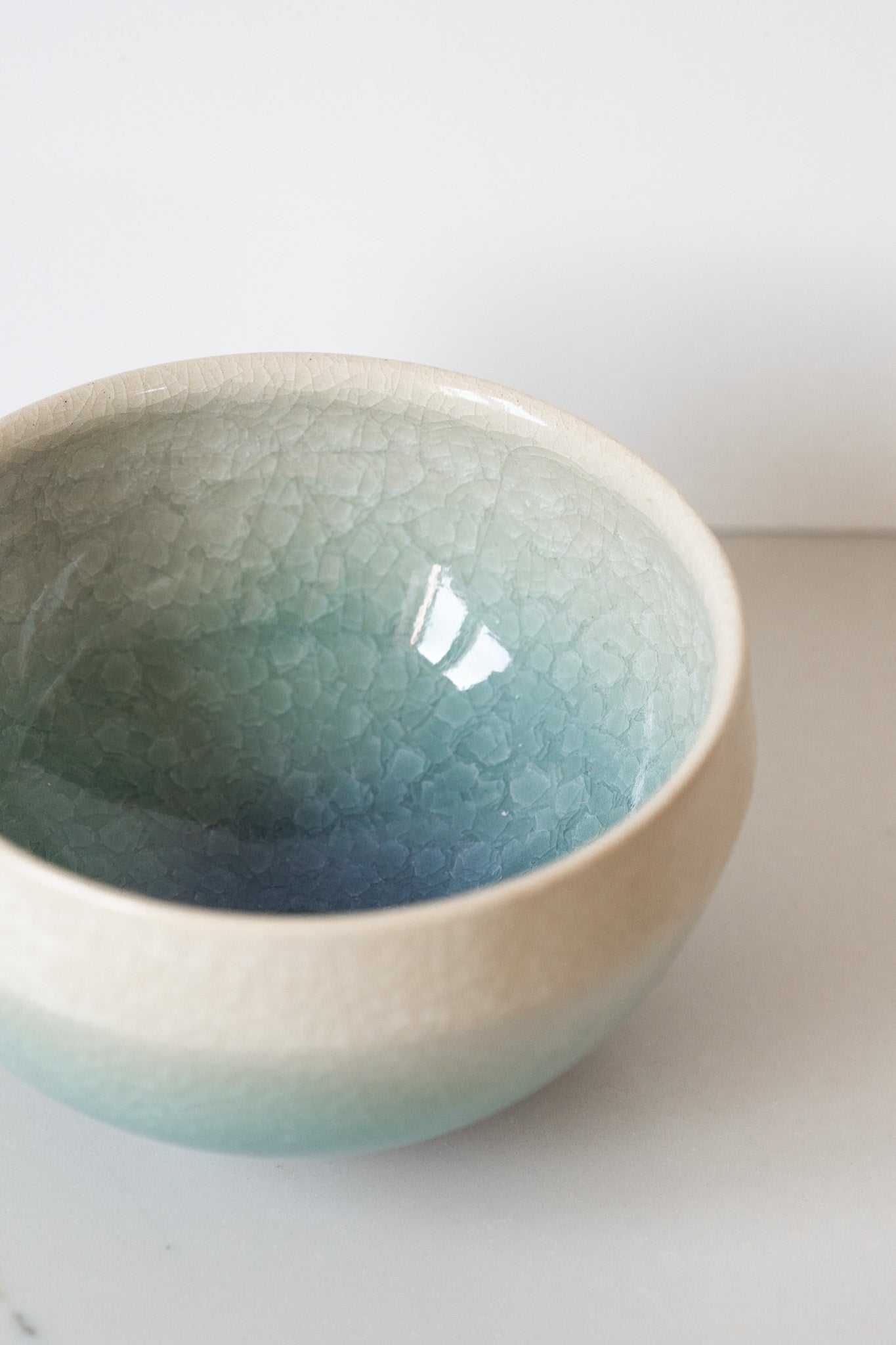 Handmade Ceramic Matcha Bowl with Spout & Matching Cup Set