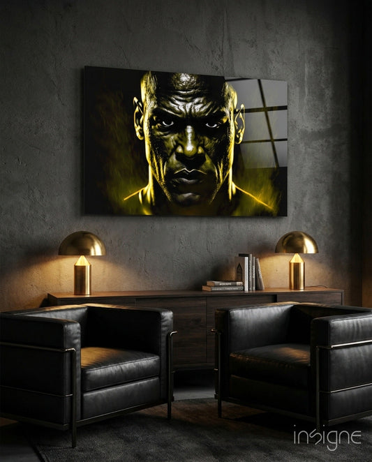 Iconic Michael Jordan Glass Wall Art  || Designer Collection