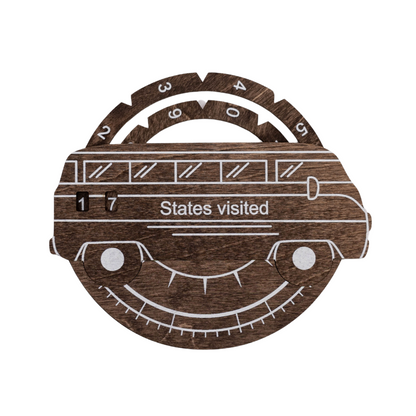 Travel Tracker 3D Wooden USA Map