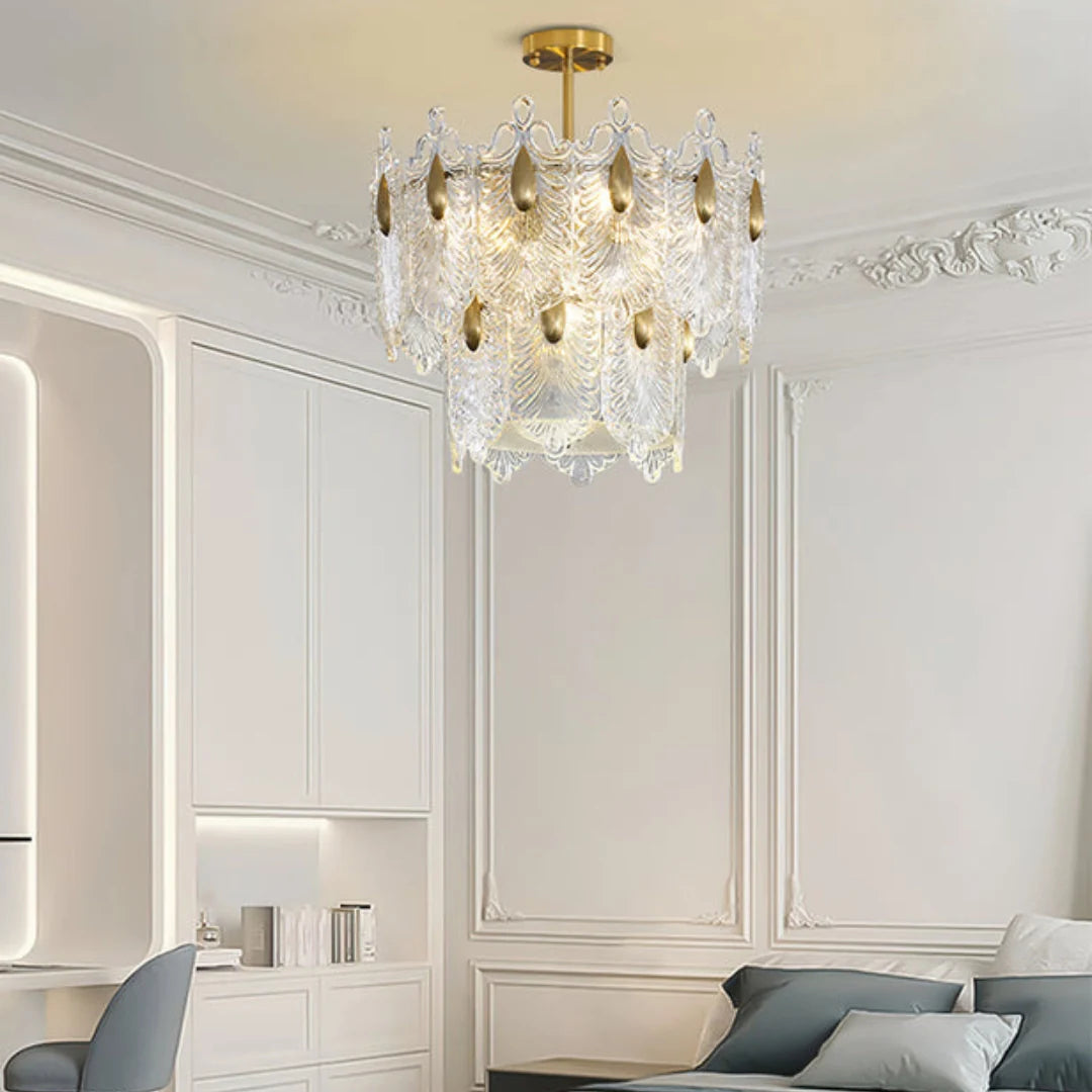 Decazes Texture Glass Chandelier