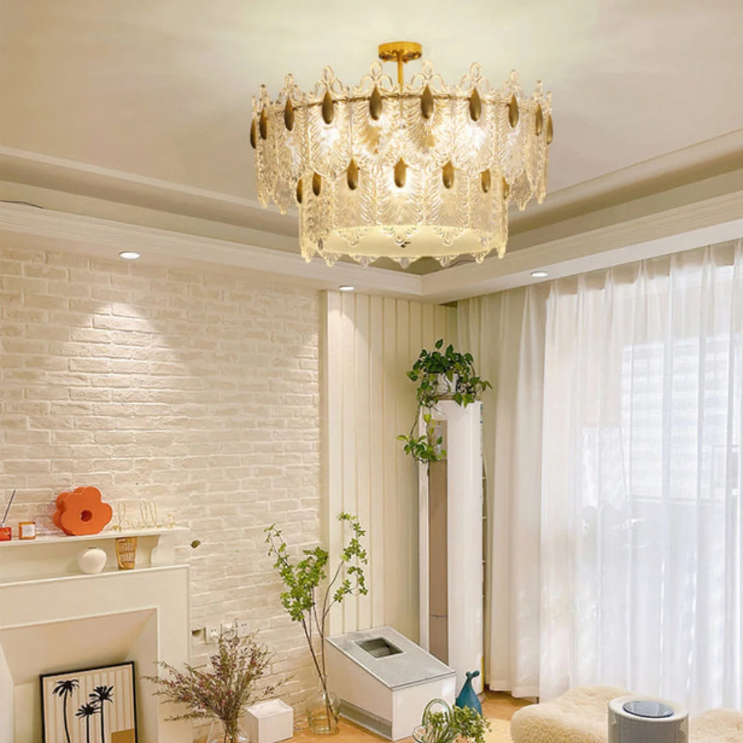 Decazes Texture Glass Chandelier