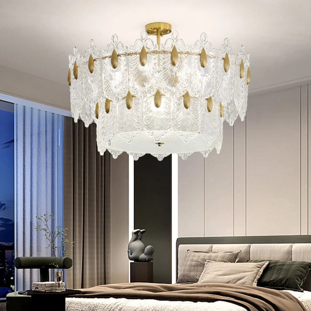 Decazes Texture Glass Chandelier