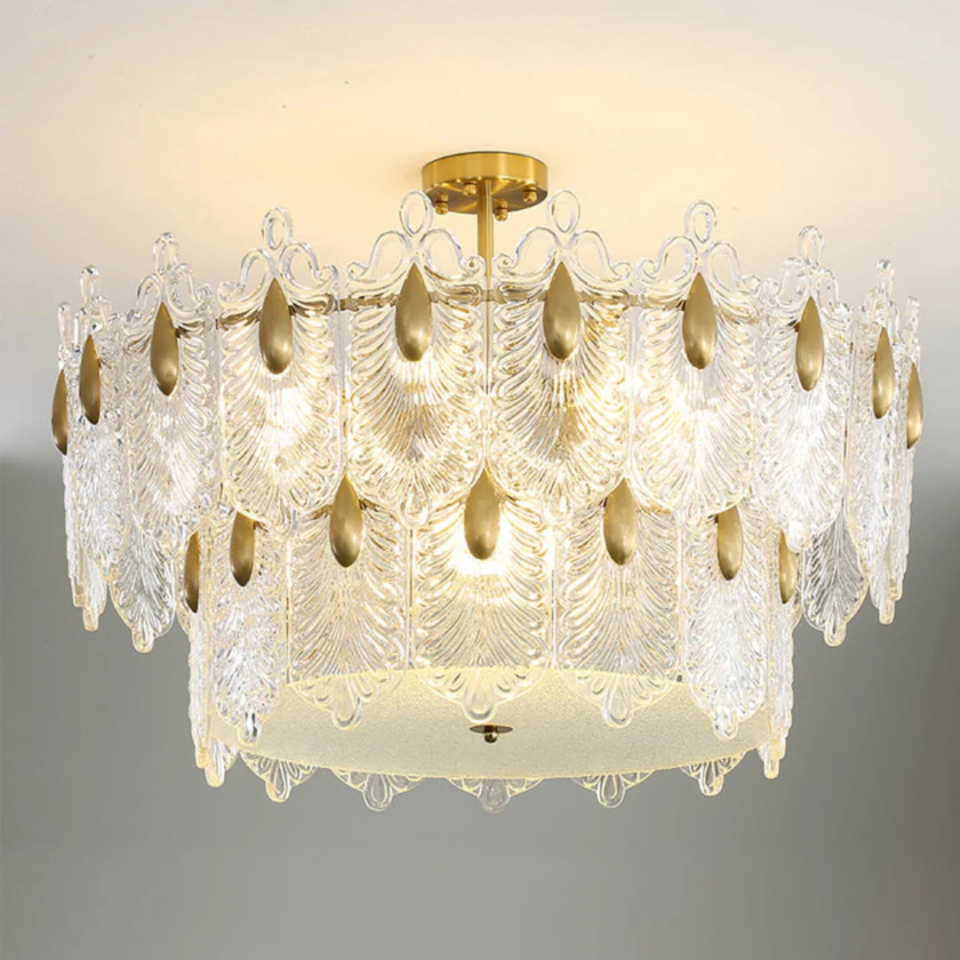 Decazes Texture Glass Chandelier