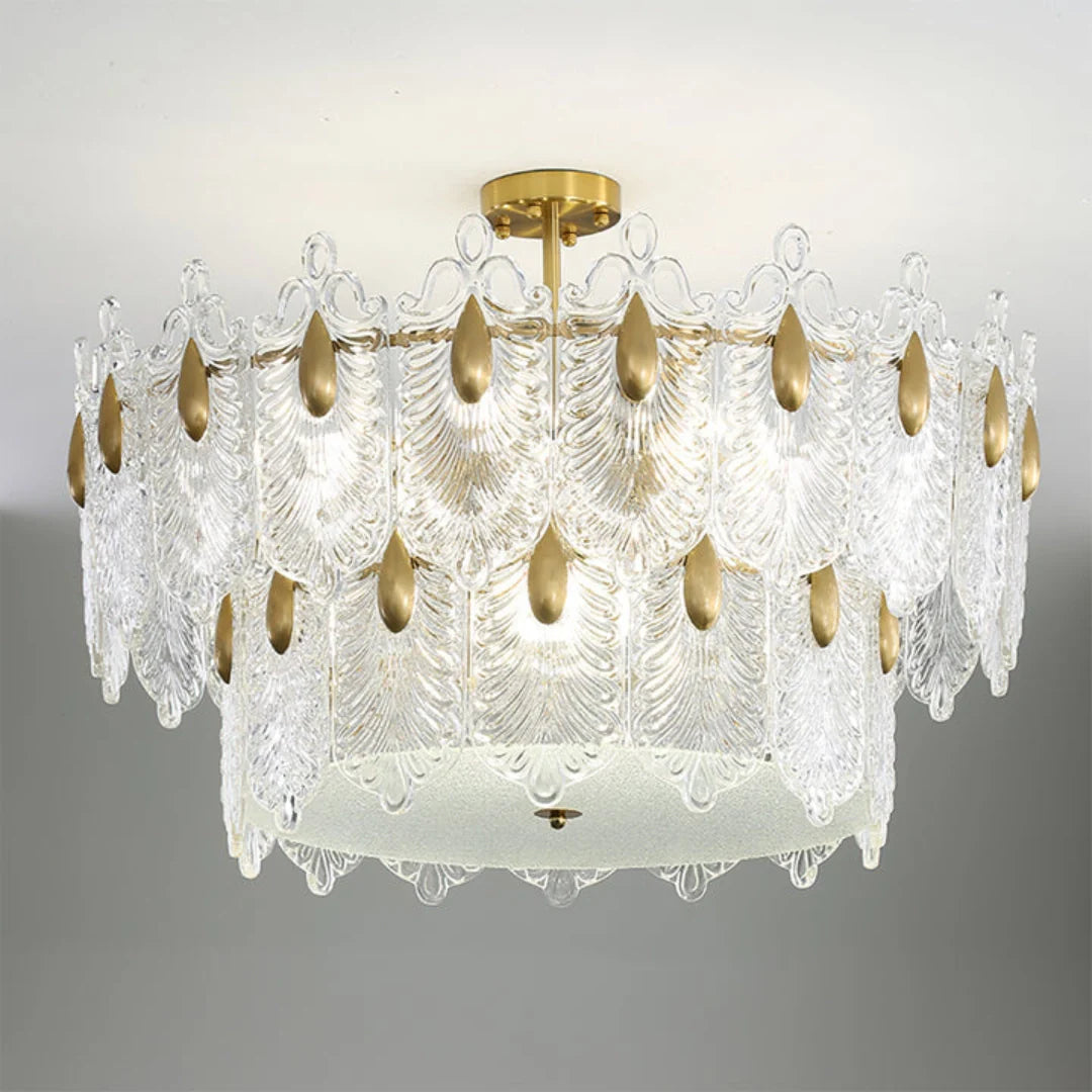 Decazes Texture Glass Chandelier