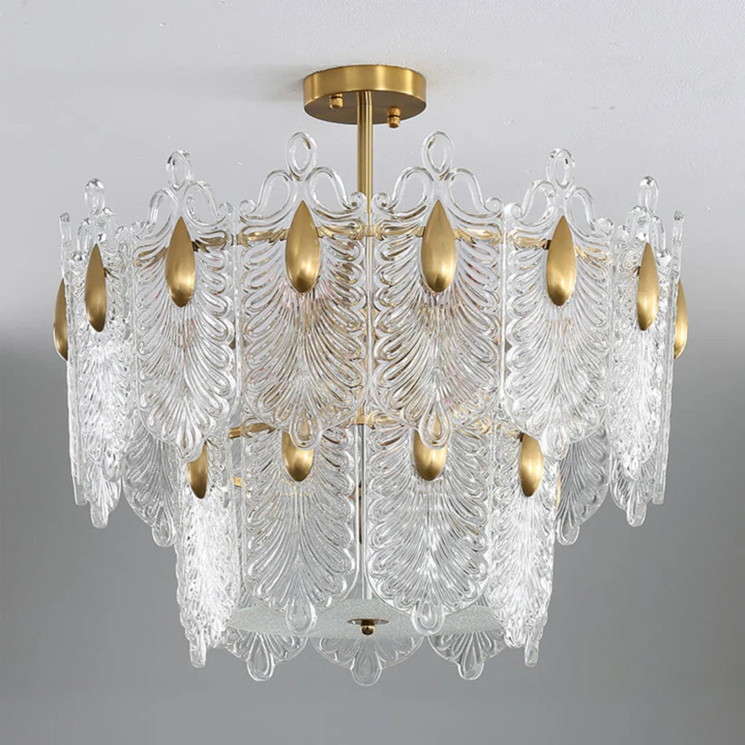 Decazes Texture Glass Chandelier