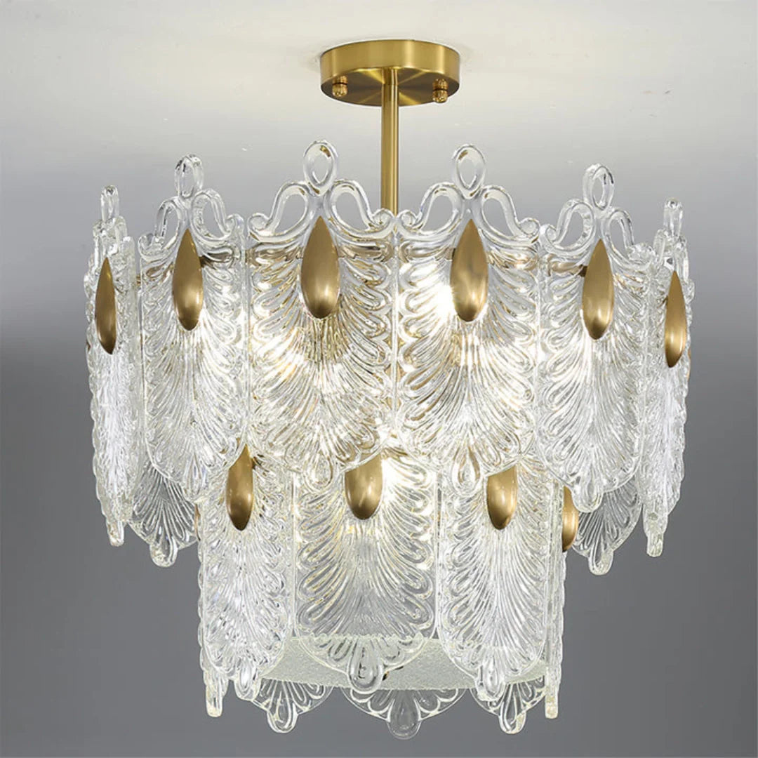 Decazes Texture Glass Chandelier