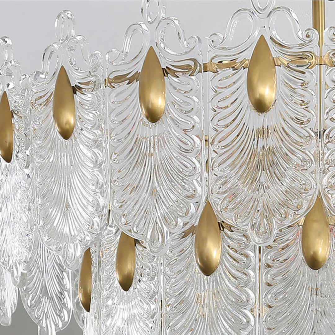 Decazes Texture Glass Chandelier