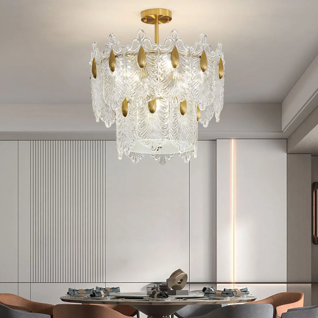 Decazes Texture Glass Chandelier
