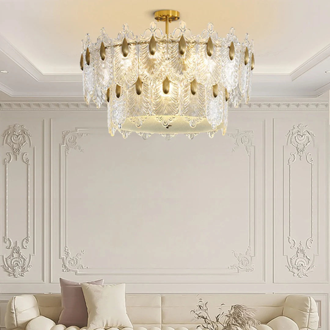Decazes Texture Glass Chandelier