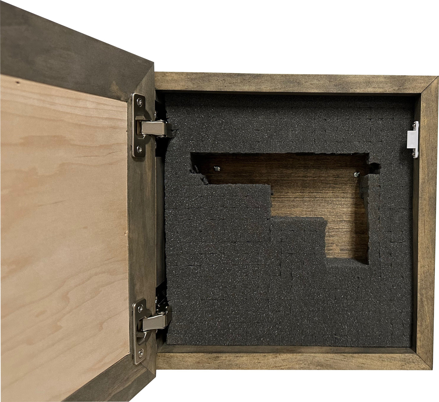 Hidden Gun Storage Safe Concealed Shelf with Hummingbird Wall Decor