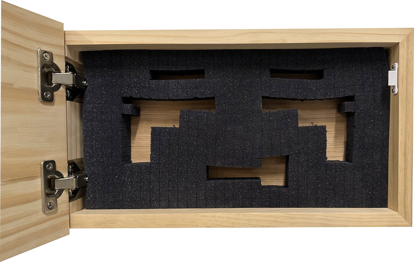 Dont Tread on Me Concealment Shelf - Quick Access Patriotic Hidden Gun Storage with Magnetic Lock - Safe & Secure Gun Concealment Furniture (Distressed)