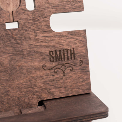 Wooden Docking Station – Personalized Gift for Him