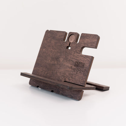 Wooden Docking Station – Personalized Gift for Him