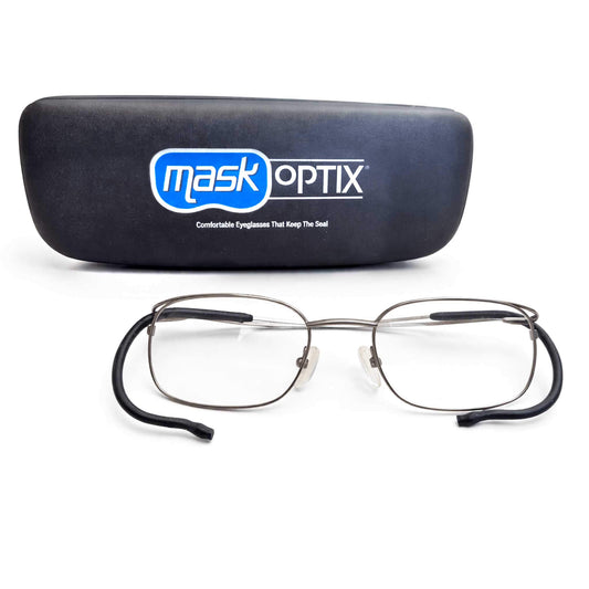Maskoptix Prescription Diving Glasses EAB-16-Matte Pewter