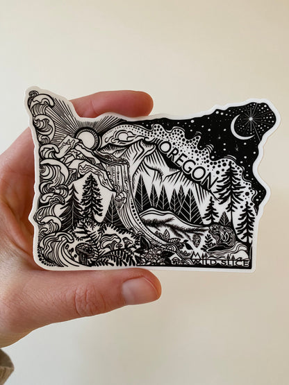 Oregon State  4" Sticker