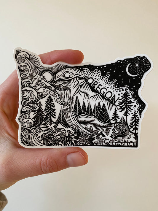 Oregon State  4" Sticker